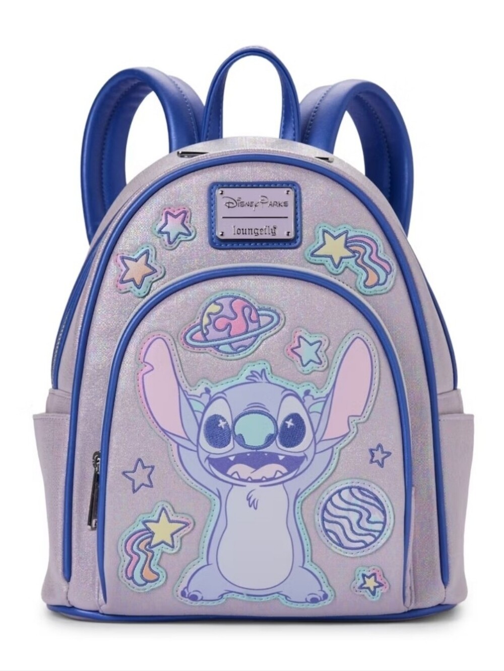 Disney Parks Galaxy Stitch Loungefly Mini Backpack NEW